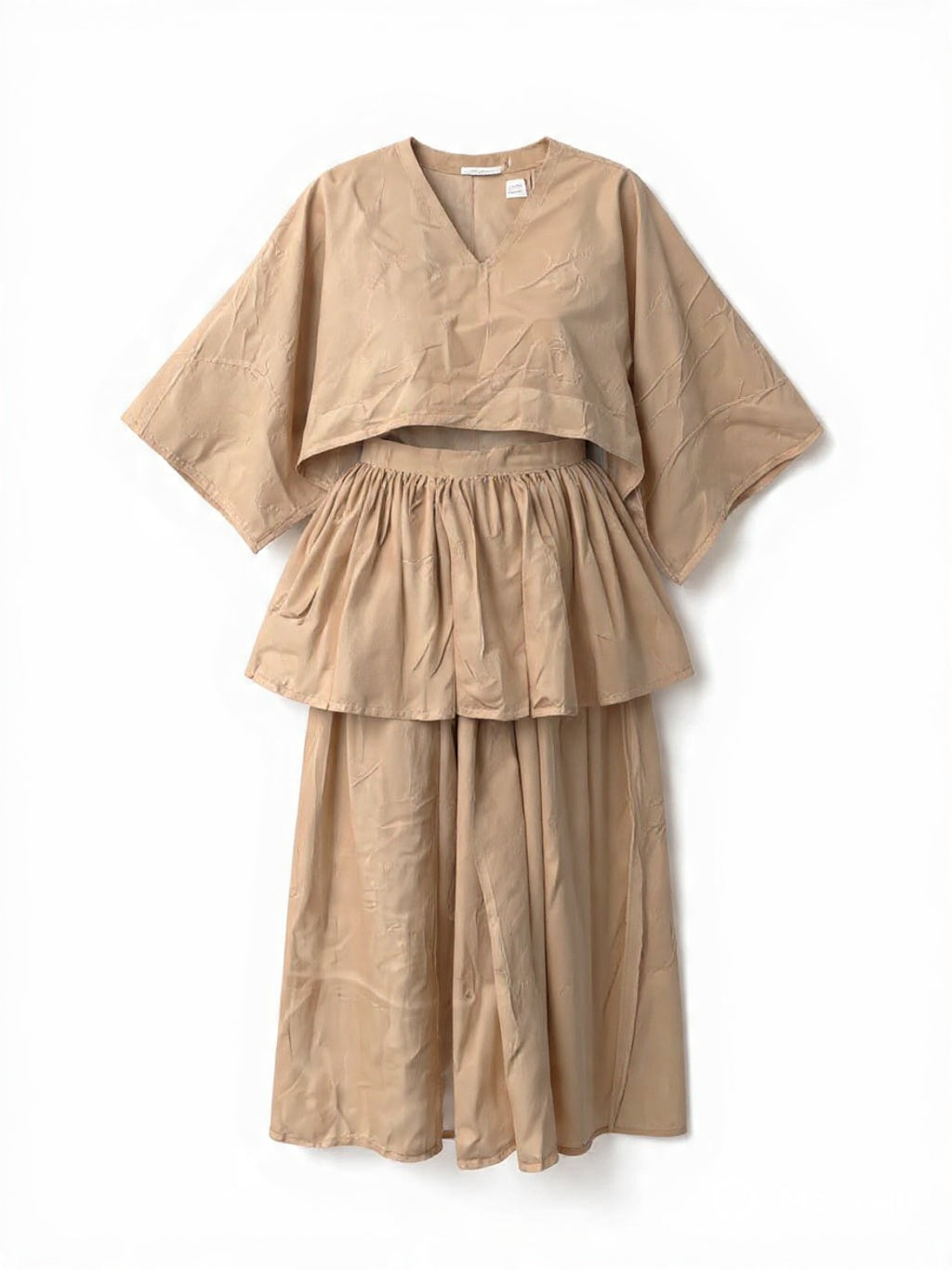 LINEN MIDI SKIRT SET