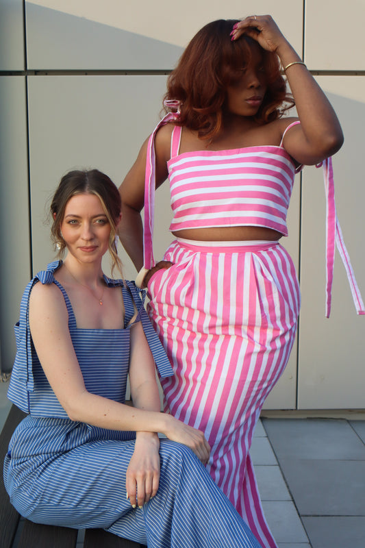 BOXY TOP & SKIRT SET