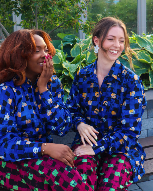 COLOR BLOCK ADIRE SET