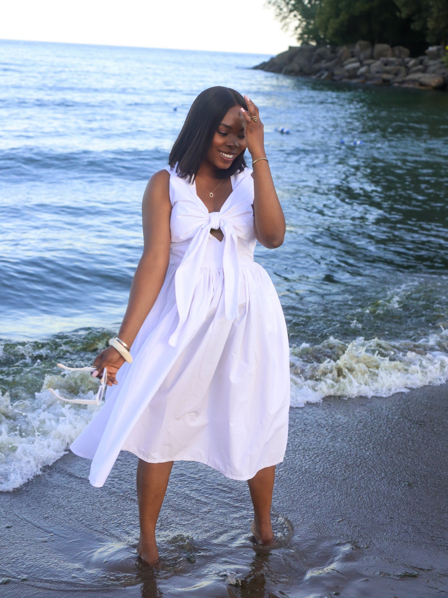 MIDI KNOT DRESS