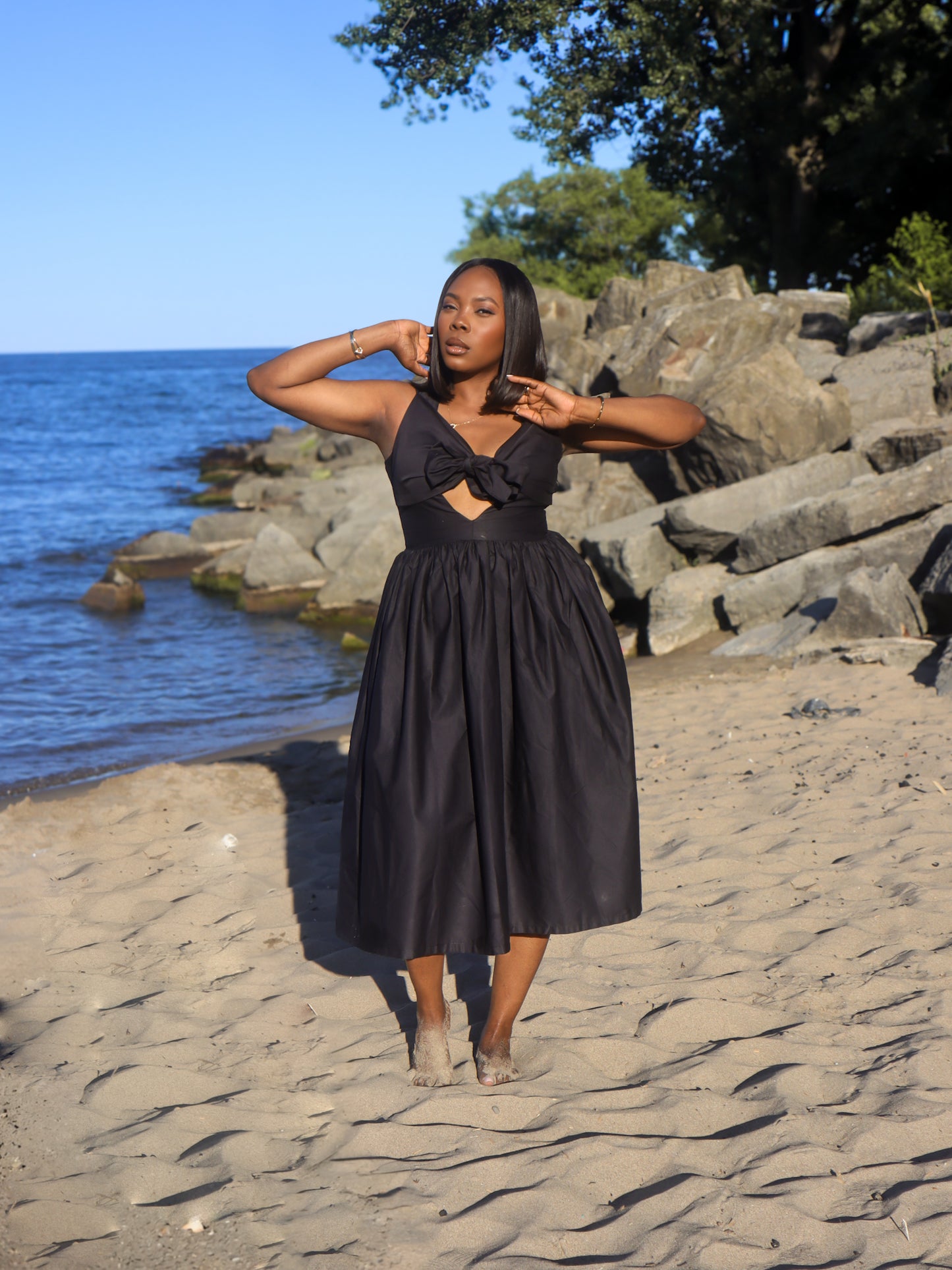 MIDI KNOT DRESS