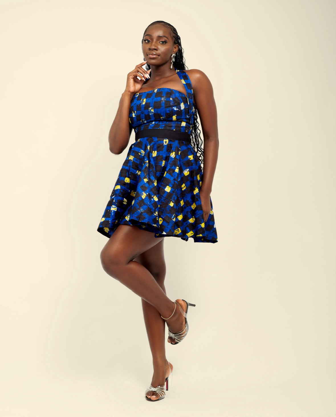 ADIRE SKATER DRESS