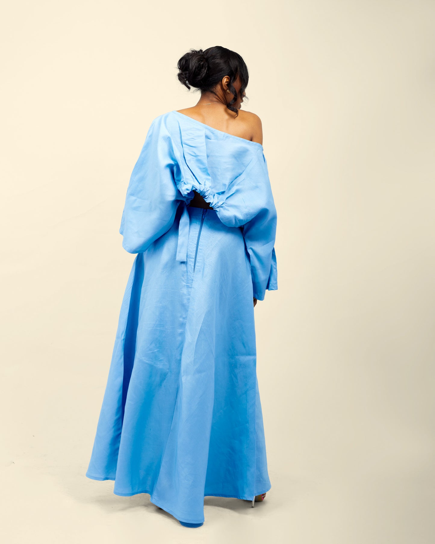 LINEN CROP BUBA & MAXI SKIRT