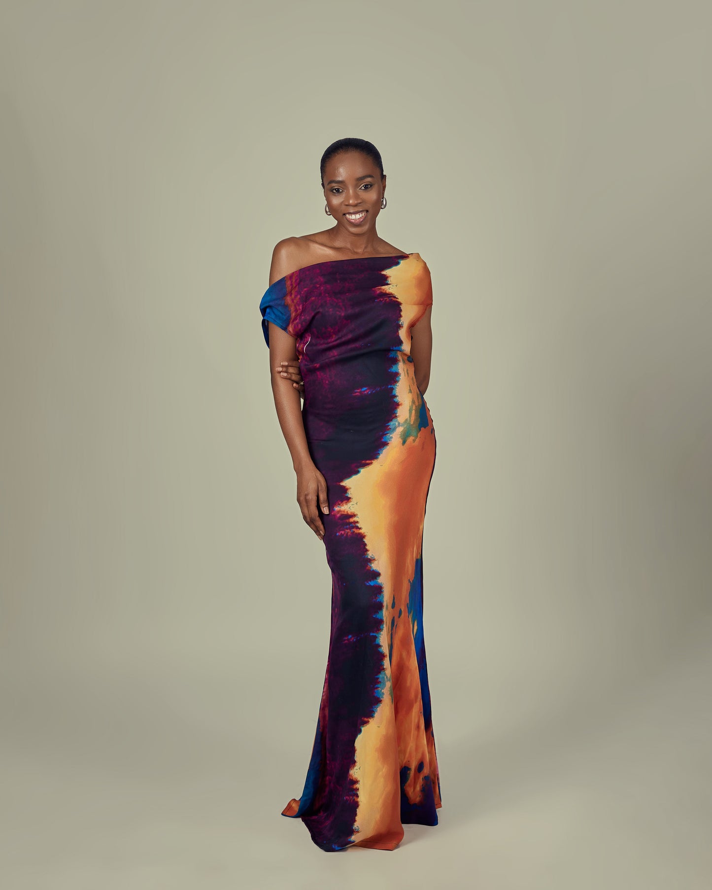 COWL NECK DRESS