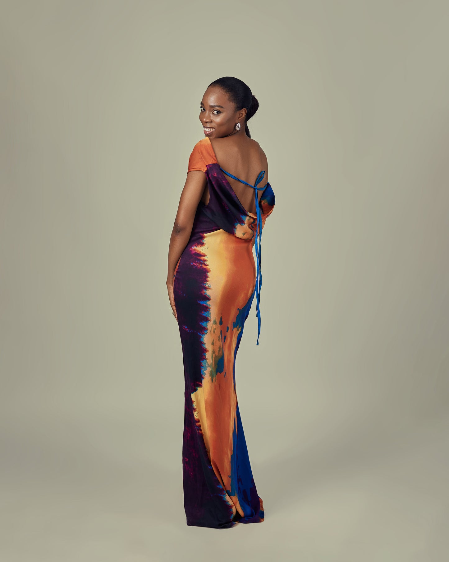 COWL NECK DRESS