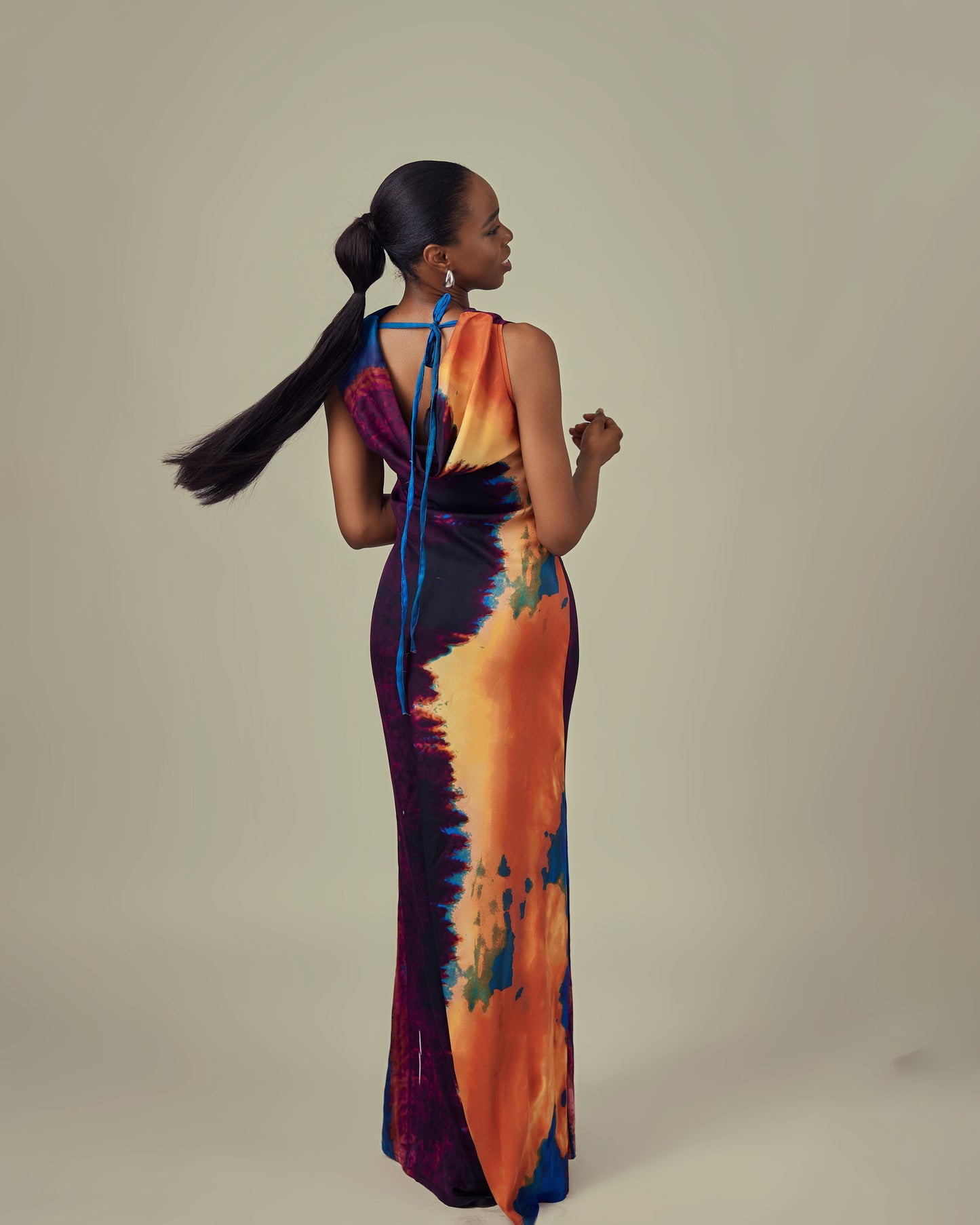 COWL NECK DRESS