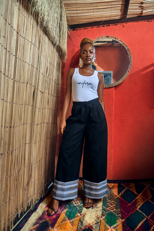 UNIFORM RIBBED TANK TOP