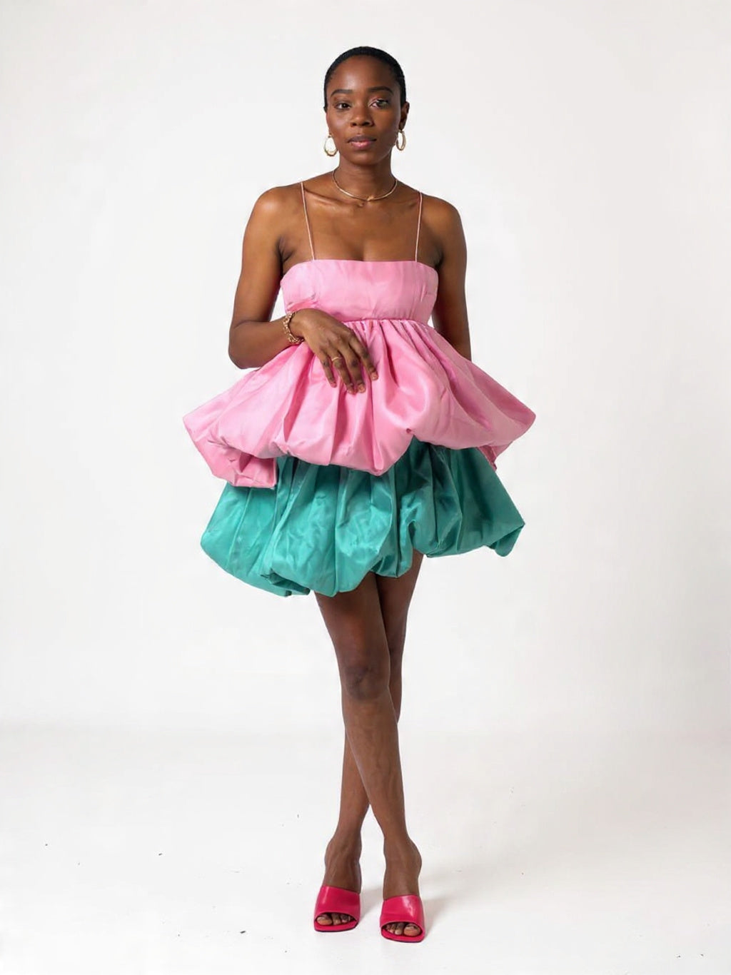 BUBBLE TOP & SKIRT SET