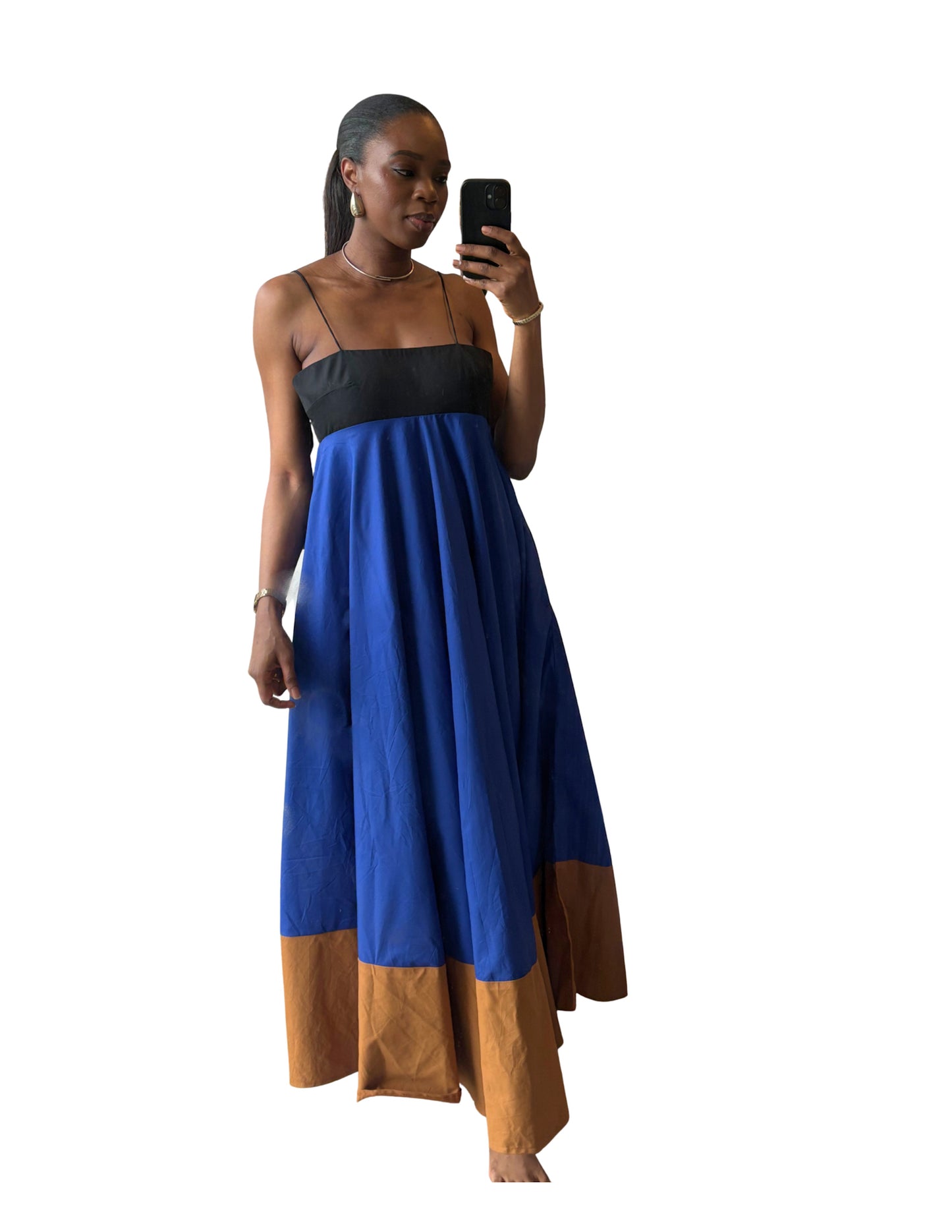 FLARED MAXI DRESS