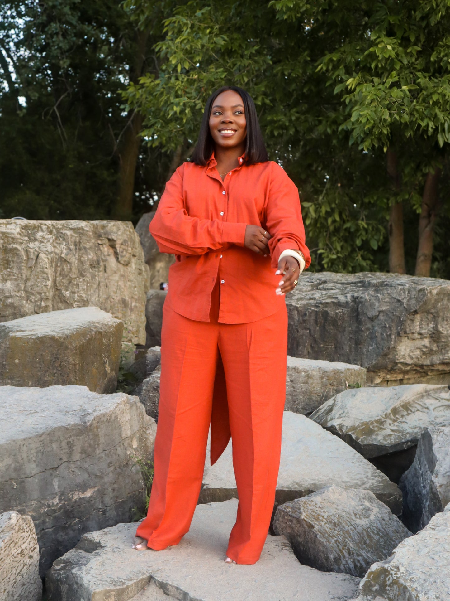 LINEN TIE BACK SET