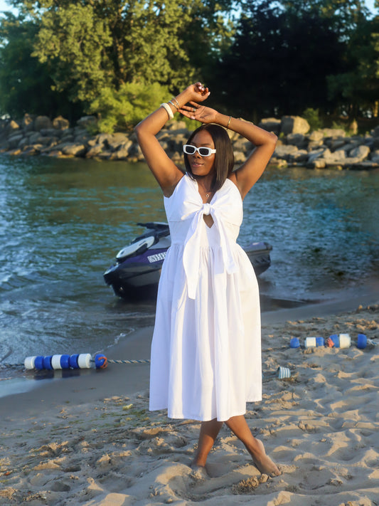 MIDI KNOT DRESS