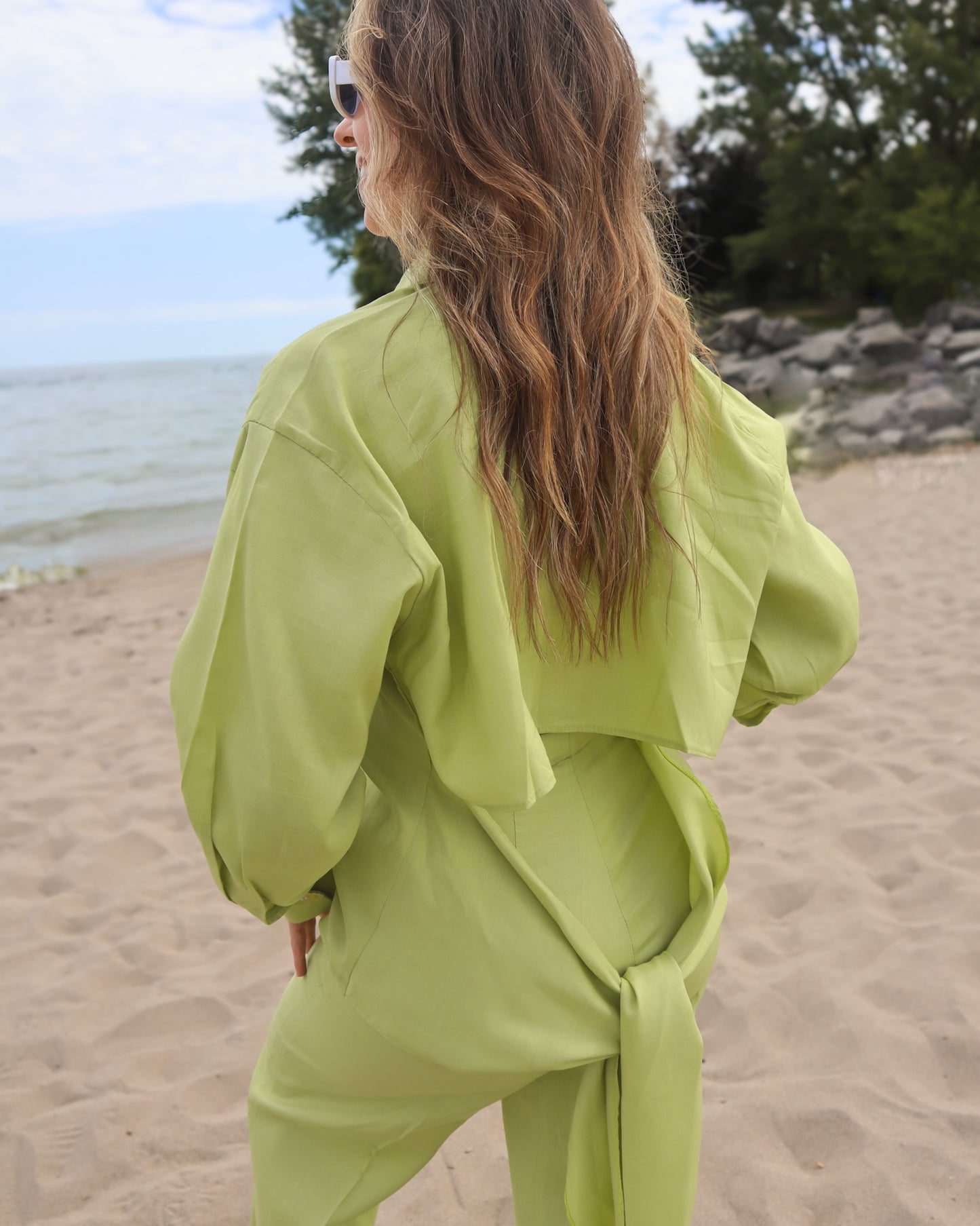 LINEN TIE BACK SET