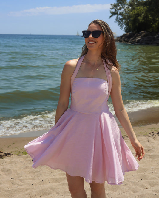 LINEN SKATER DRESS (RTS)