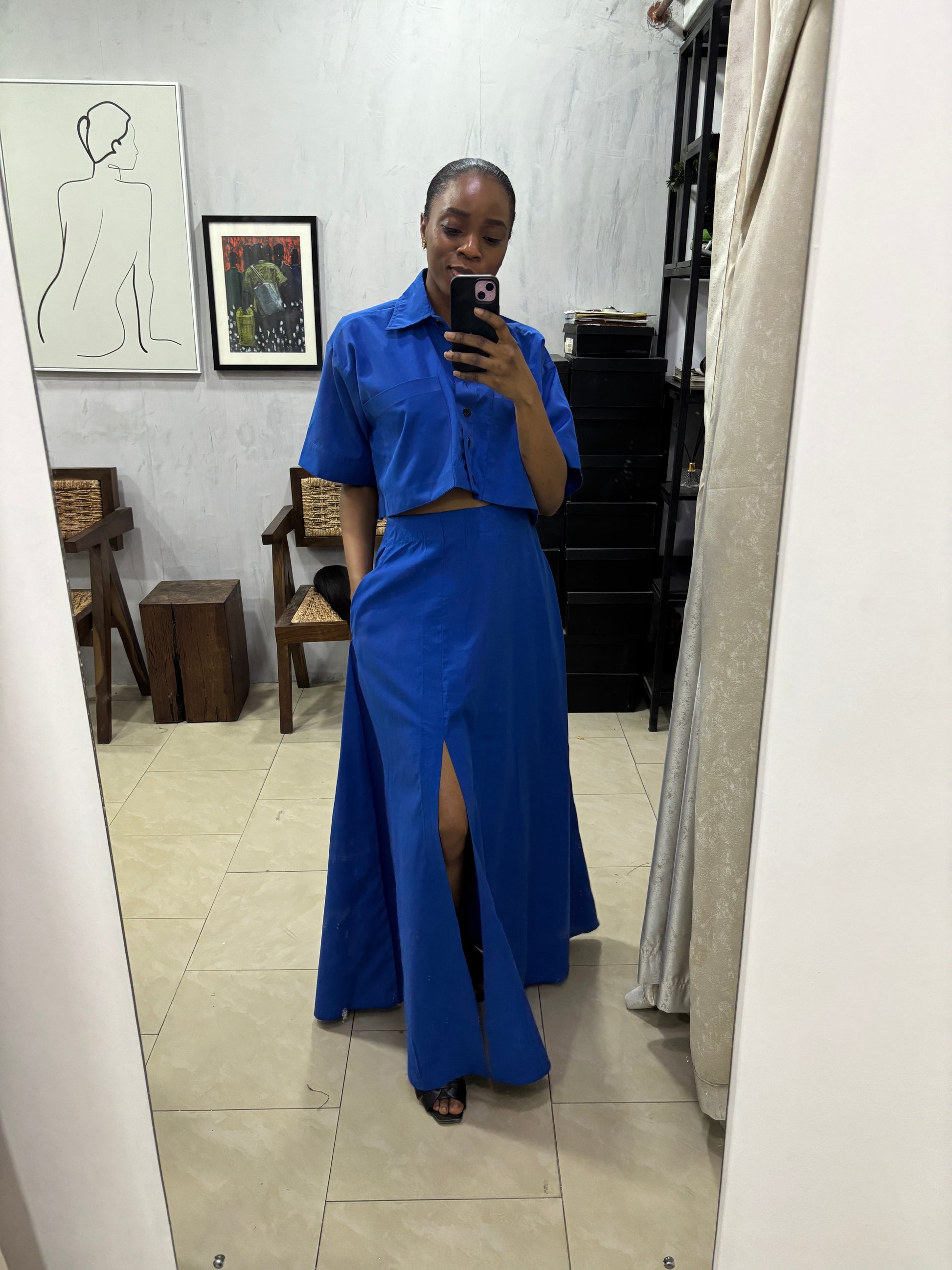 CROP TOP & MAXI SKIRT Ayaba | Fashion Label CROP TOP & MAXI SKIRT Ayaba | Fashion Label