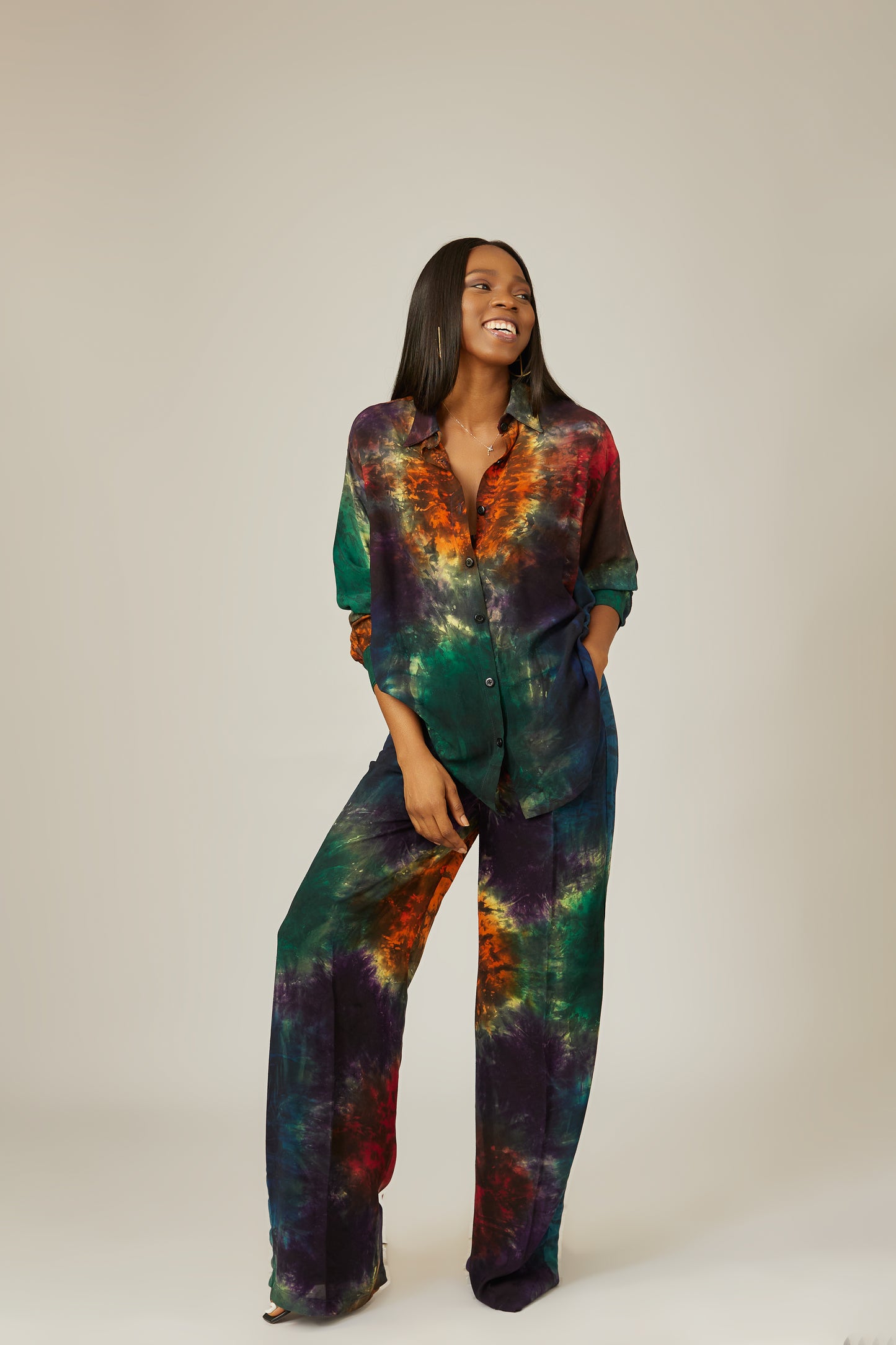 TIE DYE PANT SET