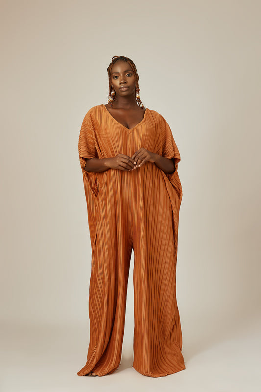 PLEATED JUMPSUIT