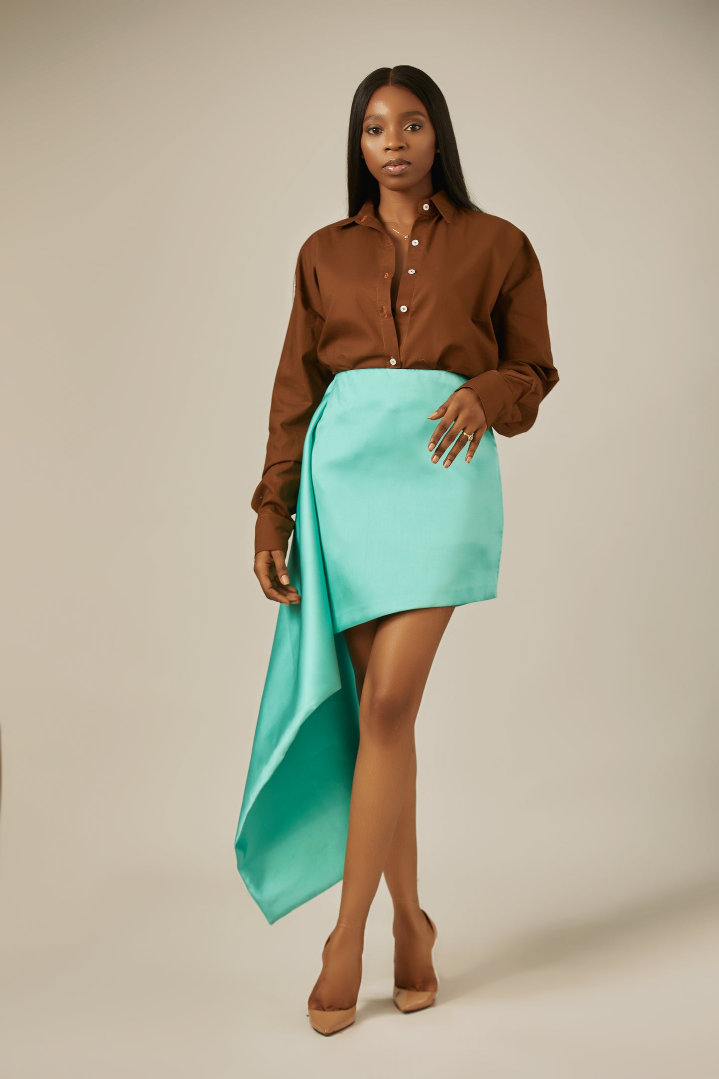 ASYMMETRIC SKIRT