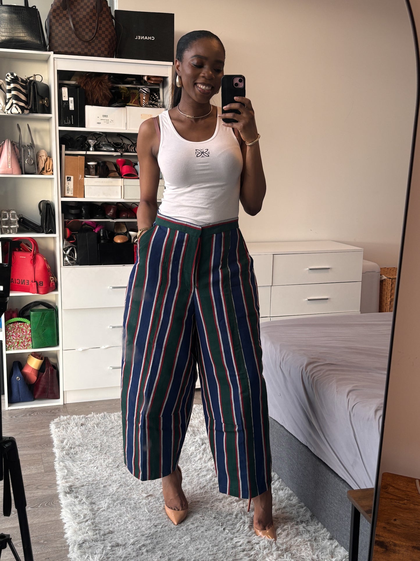 ASO-OKE BARREL PANTS