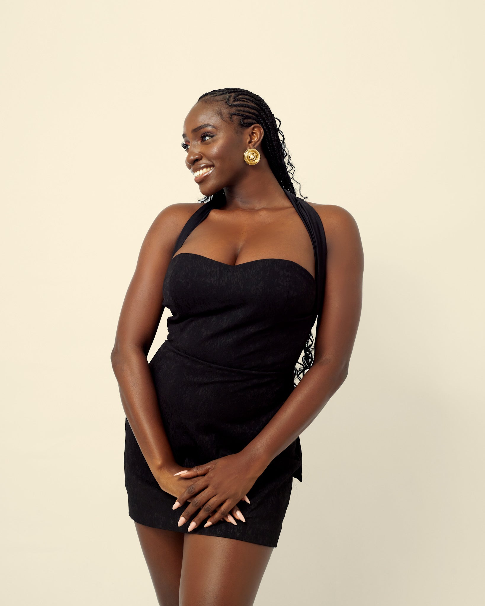 LITTLE BLACK HALTER DRESS Ayaba | Fashion Label LITTLE BLACK HALTER DRESS Ayaba | Fashion Label