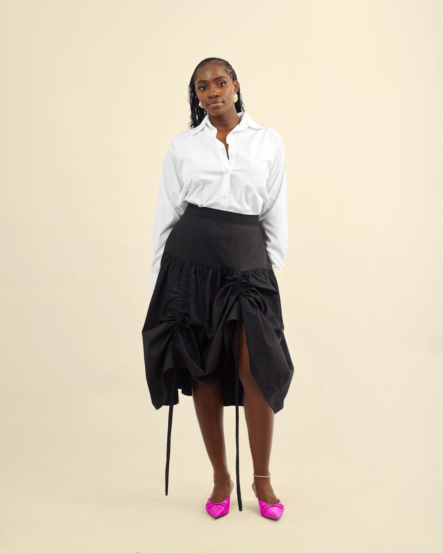DRAWSTRING SKIRT (RTS)